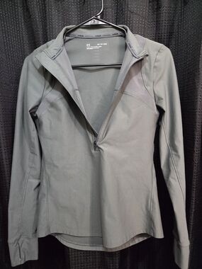 Under Armour Gray Half-Zip Performance Jacket Size XS